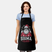 Tablier Sigma Claus Cool Père Noël Christmas Rizz Rizzler  (Porté)
