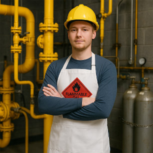 Tablier Signal d'avertissement de danger Étiquette de la s