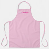 Tablier Signature girly rose vif (Recto)