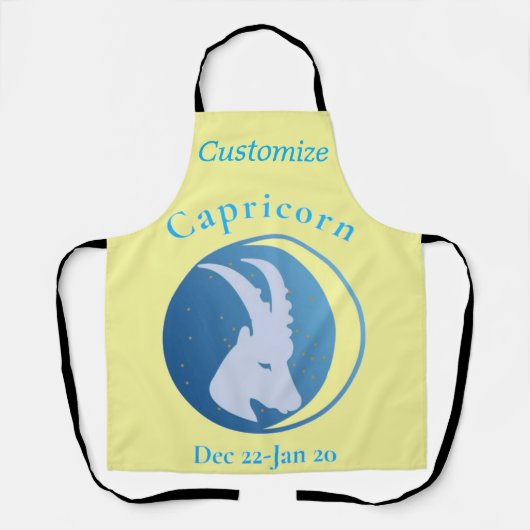 Tablier Signe du Capricorne Thunder_Cove (Recto)