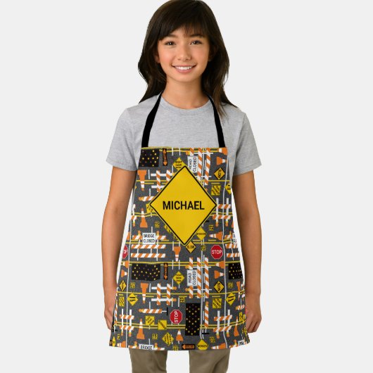 Tablier Signes de construction routière (Insitu)