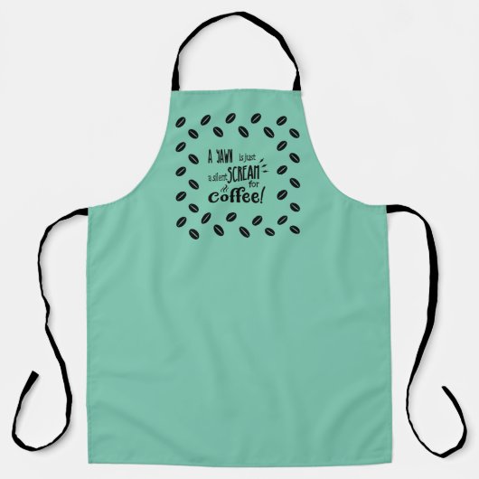 TABLIER SILENCE SCREAM APRON (Recto)