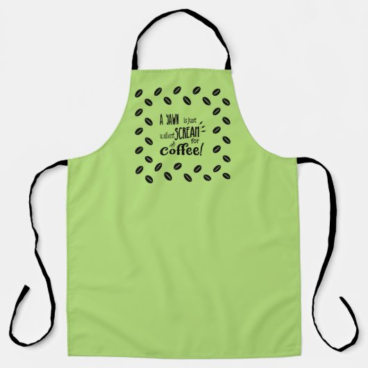 TABLIER SILENCE SCREAM APRON (Recto)