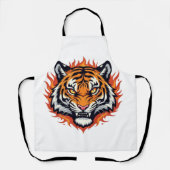 Tablier Silent Tiger – Precision and Power (Recto)