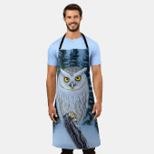 Tablier Silent Watch - Northern Winter Woods Grey Owl (Porté)