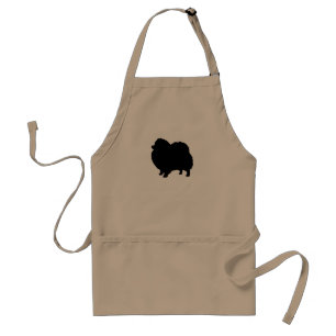 Tablier Silhouette de chien Poméranie