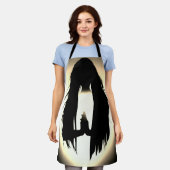 Tablier Silhouette de femme priante – Conception Foi & Grâ (Porté)