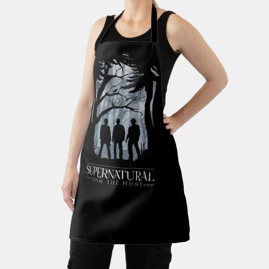 Tablier Silhouette de la forêt surnaturelle (Insitu)