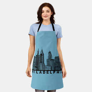 Tablier Silhouette de l'horizon de Philadelphie