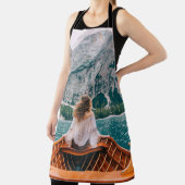 Tablier Silhouette Femme Lac Alpin Nature (Insitu)