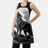 Tablier Silhouette Wolf de nuit (Insitu)