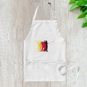 Tablier Silhouettes de Golfer