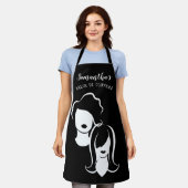 Tablier Silhouettes Jazzy Hairstyliste (Porté)