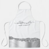 Tablier Silver Parties scintillant Diamonds Glam Business (Recto)