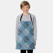 Tablier Simple Basket Bleu Lecteur Panier Ventilateur Enfa (Porté)