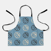 Tablier Simple Basket Bleu Lecteur Panier Ventilateur Enfa (Recto)