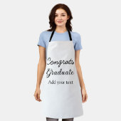 Tablier Simple congratulation graduation add your (Porté)