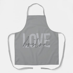 Tablier Simple, cool, moderne, design urbain Love Boston