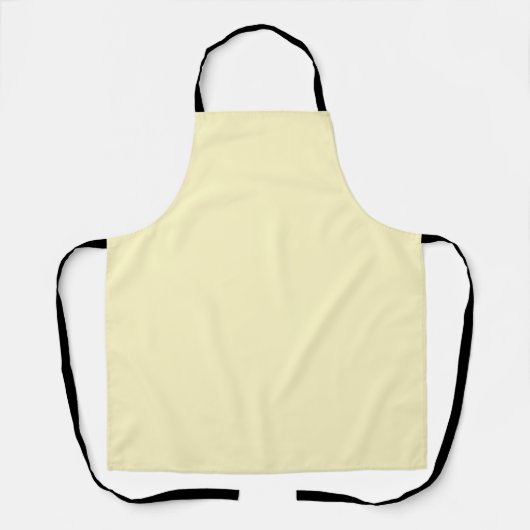 Tablier simple couleur pastel personnalisée minimale solid (Recto)