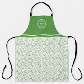 Tablier Simple Country Herbs Motif Ajouter Votre Logo (Recto)