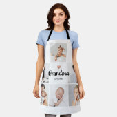 Tablier Simple et chic | Collage de photos du coeur pour g (Porté)
