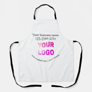 Tablier simple et minimal ajouter votre logo/design ici te