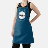 Tablier Simple Logo Texte Professionnel Promotionnel Vert  (Insitu)