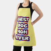 Tablier Simple meilleure maman chien jamais (Insitu)