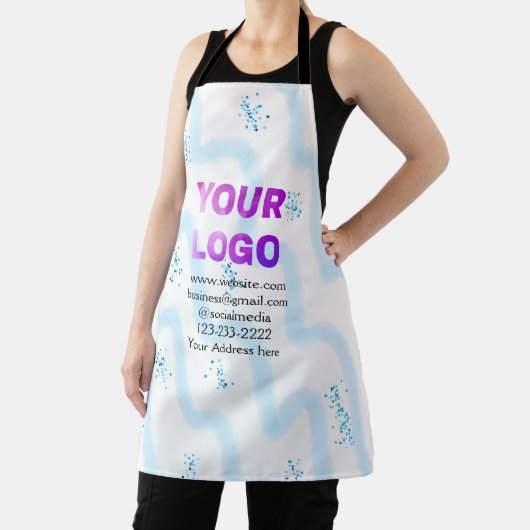 Tablier simple minimal add your logo/design here text pos (Insitu)