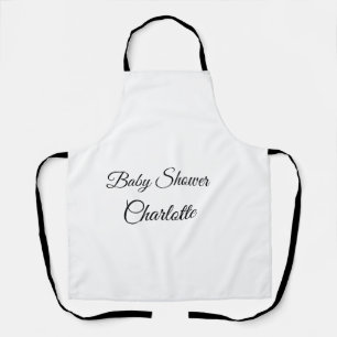Tablier SIMPLE MINIMAL.CUTIE AJOUTER NOM BÉBÉ Baby shower