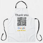 Tablier Simple minimum q r code ajouter logo code d'analys (Recto)