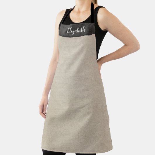 Tablier Simple Modern Linen Apron (Insitu)