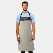 Tablier Simple Modern Linen Apron (Porté)