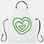 TABLIER SIMPLE MODERNE MODERNE MONOGRAM ÉLÉGANT CHIC STYLE (Recto)