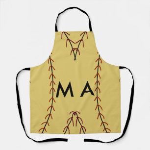 Tablier Simple monogramme ajouter votre nom lettre man min