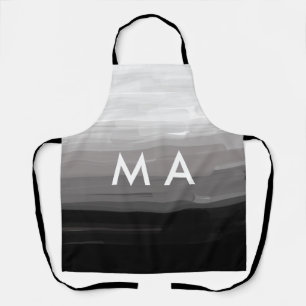 Tablier Simple monogramme ajouter votre nom lettre man min