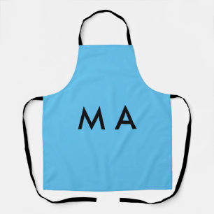 Tablier Simple monogramme ajoutez votre lettre de nom homm