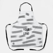 Tablier simple personnalisé jaune bleu aquarelle ajouter l (Recto)