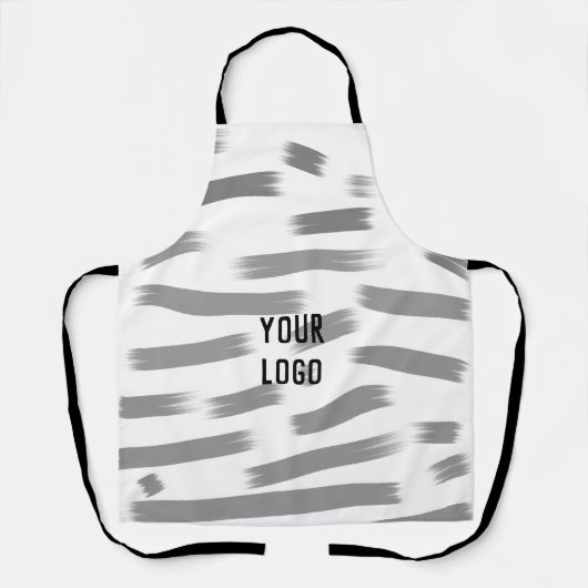 Tablier simple personnalisé jaune bleu aquarelle ajouter l (Recto)