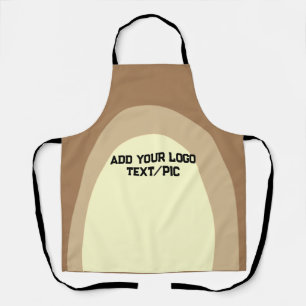 Tablier simple personnalisé minimal ajouter votre logo adr