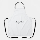 Tablier Simple Professionnel Moyen 26"x30" Impression inté (Recto)