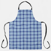 Tablier Simple Style Chake Rustique Bleu (Recto)