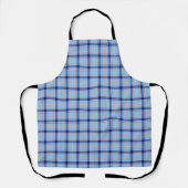 Tablier Simple Style Chake Rustique Bleu (Recto)
