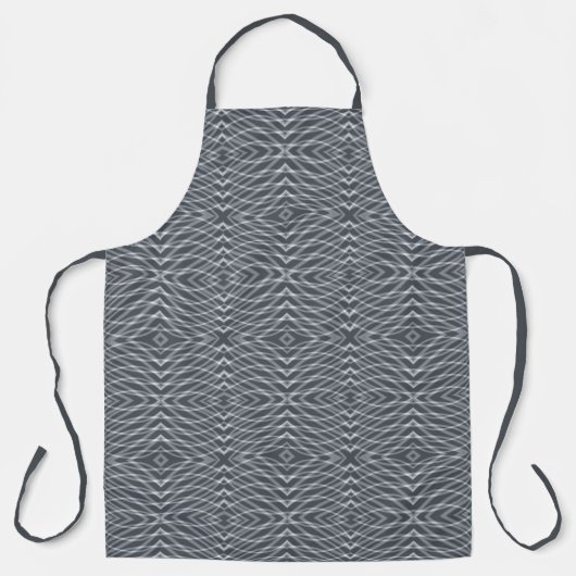 Tablier Sine Wave Pulse Signal moderne Art Abstrait Design (Recto)