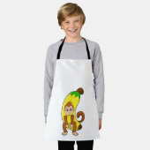 Tablier Singe à la banane (Porté)