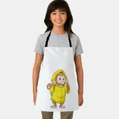 Tablier Singe à la pluie avec Raincoat (Insitu)