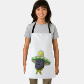 Tablier Singe avec casquette de paille (Insitu)