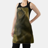 Tablier Singe contemplatif - Serene Wildlife Art (Insitu)