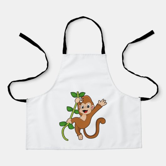 Tablier Singe dans la jungle (Recto)
