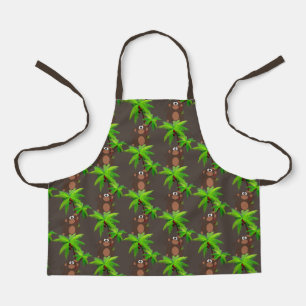 Tablier Singe de la jungle et métier ou cuisine enfants ar